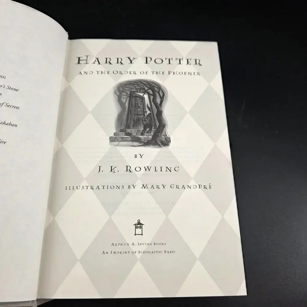 Harry Potter and the Order of the Phoenix J.K. Rowling 2003 1st Ed 1st Print